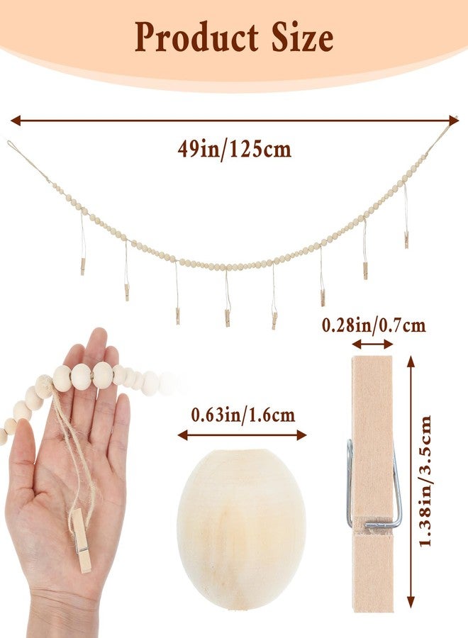 Thrymme Cubicle Wall Decor, 49 Inch Hanging Photo Display with Clips Including 20 Double Head Clips and 8 Single Clips, Suitable for Wall for Room Dorm Bedroom Nursery - Image 3